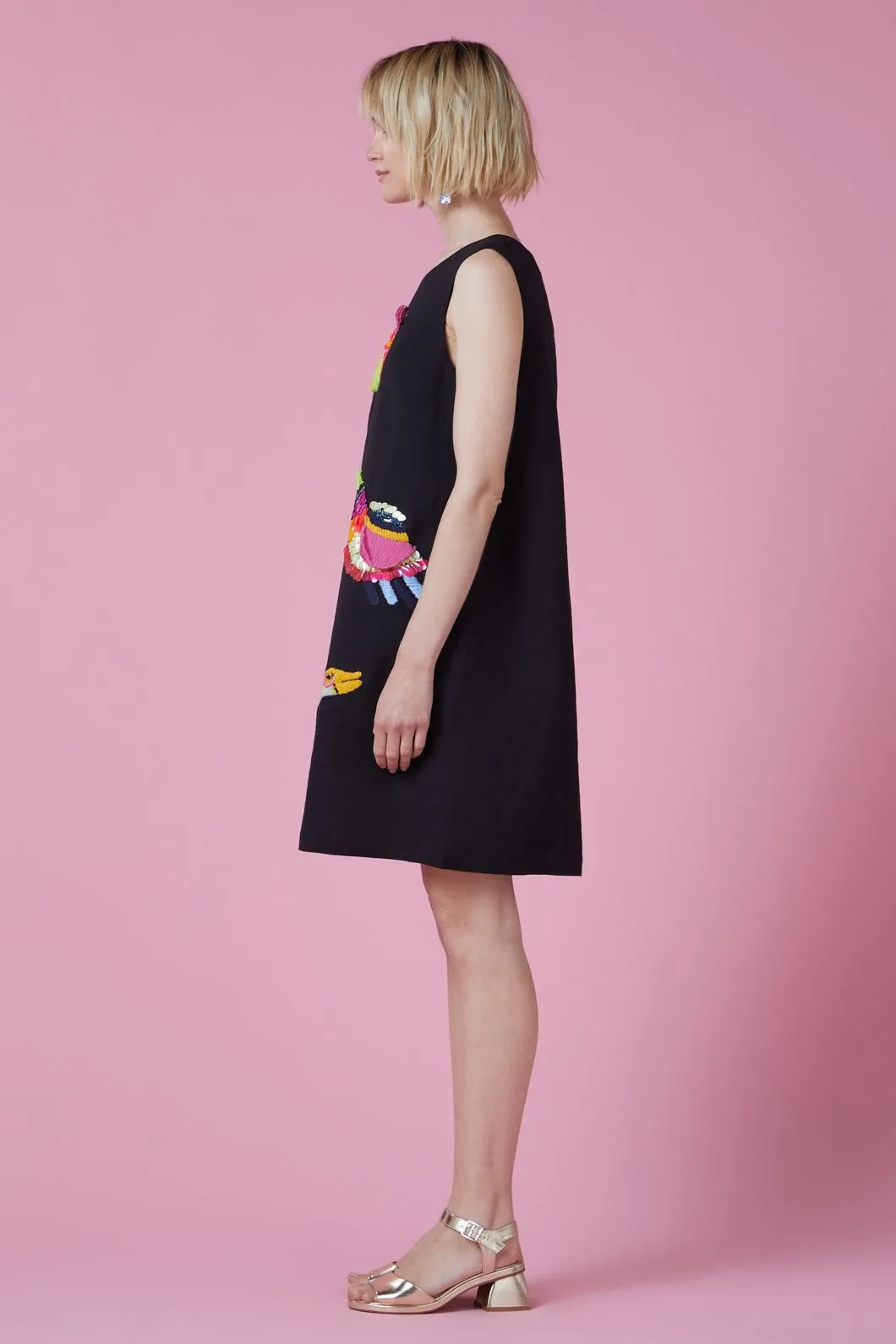 The Birds Emb Shift Dress sold by gorman product image thumbnail 3