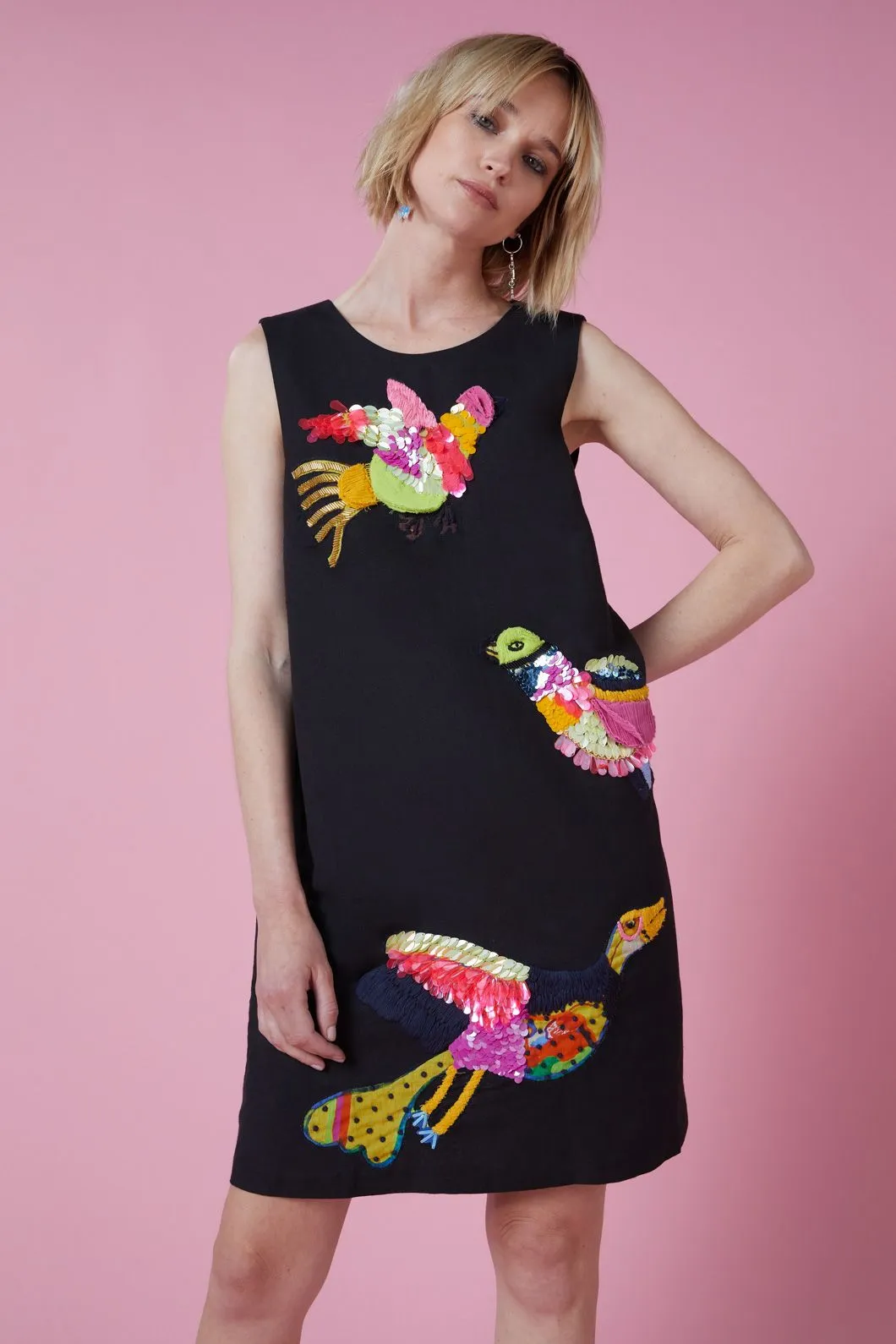 The Birds Emb Shift Dress sold by gorman product image thumbnail 2