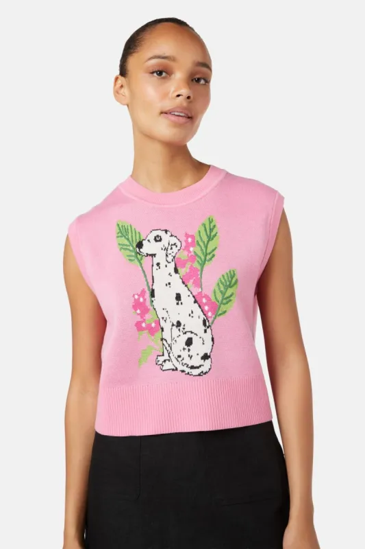 Dalmation Knit Tank sold by gorman