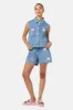 Bring A Plate Denim Vest sold by gorman
