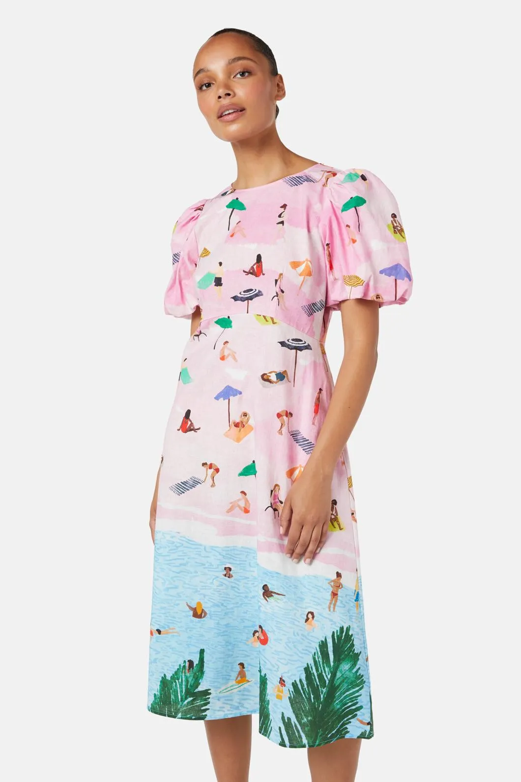 Ocean Views Linen Dress sold by gorman product image thumbnail 4