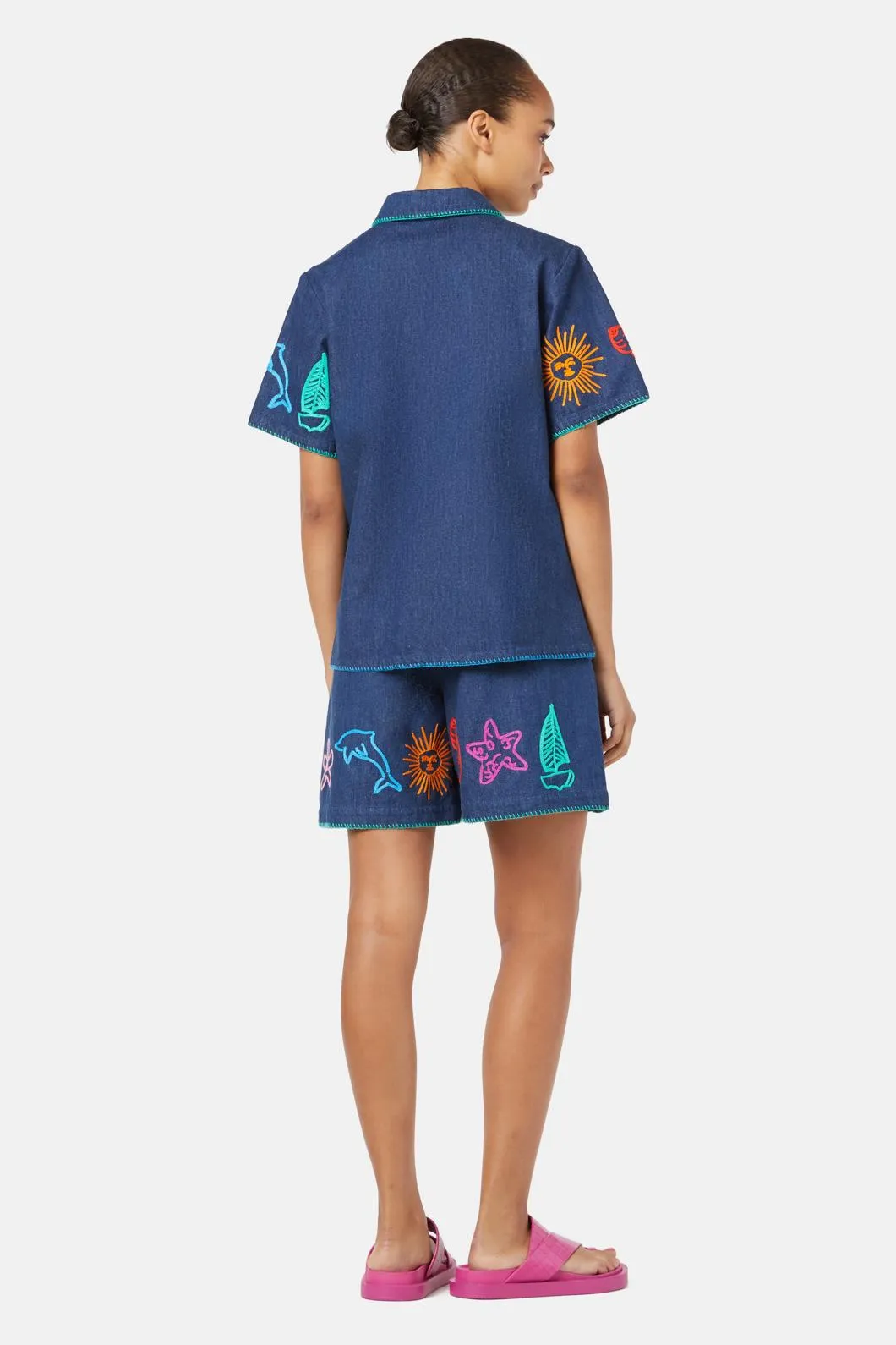 Taking Time Emb Denim Shirt sold by gorman product image thumbnail 4