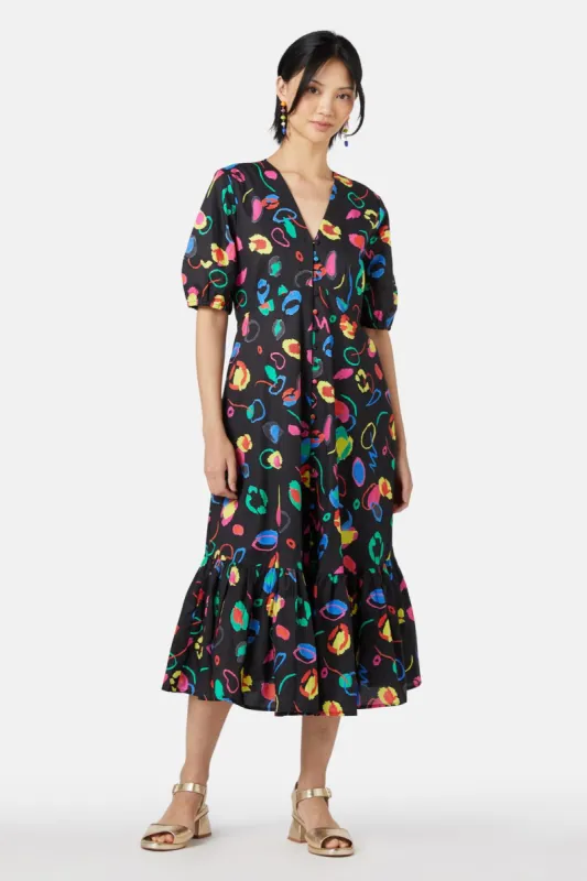 Neon Scribble Tiered Dress sold by gorman