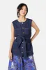 Indigo Blues Denim Vest sold by gorman