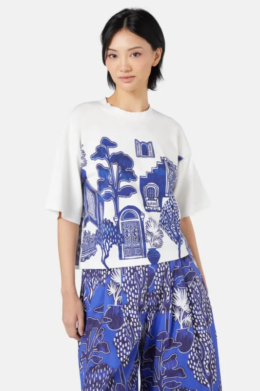 Santorini Placement Tee sold by gorman