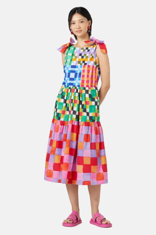 Gingham Garden Tiered Dress sold by gorman