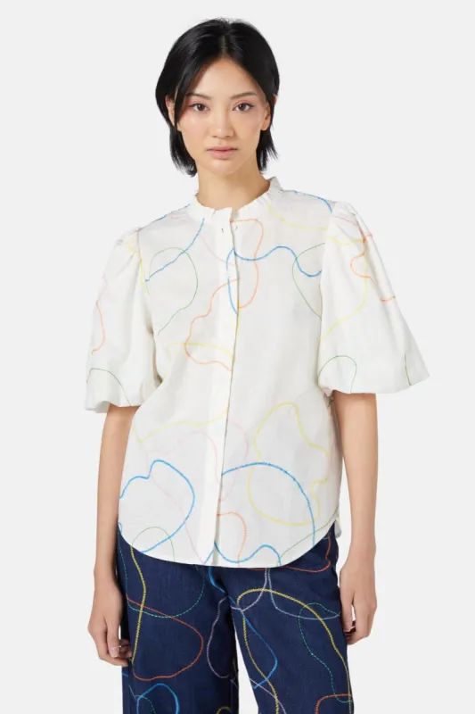 Taking A Trip Embroidered Shirt sold by gorman