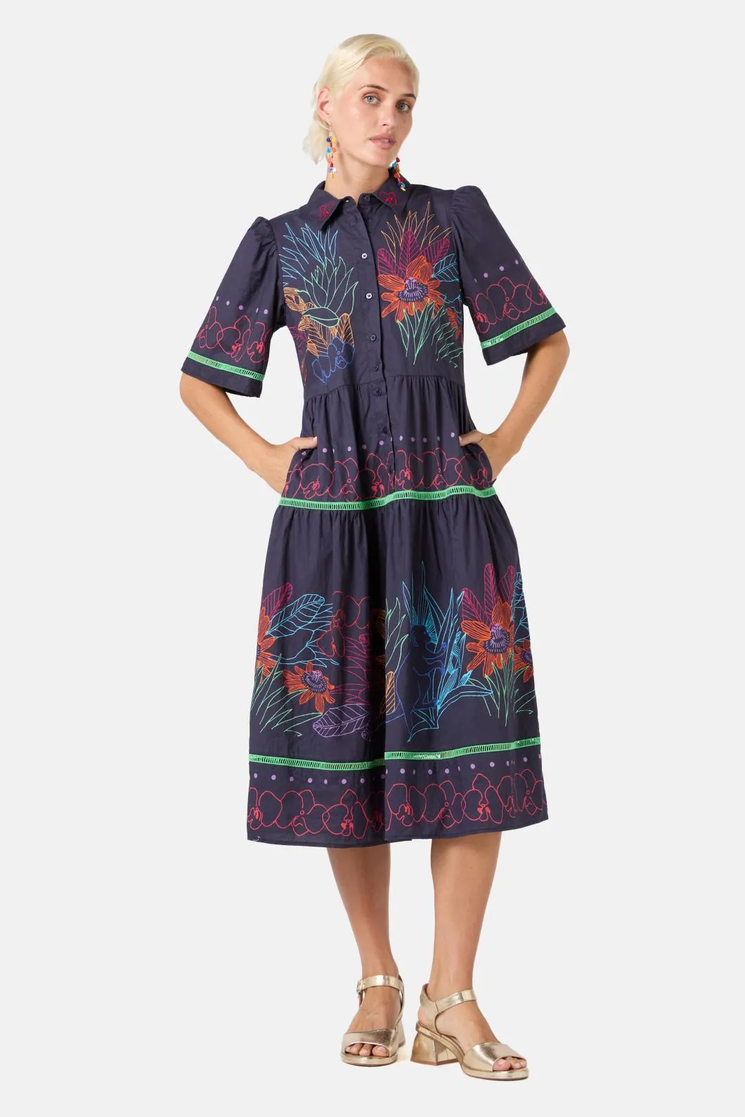 Monkey Forest Poplin Dress sold by gorman product image thumbnail 3