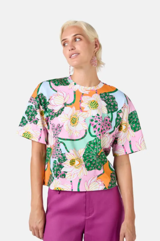 Lotus Leopard Tee made by gorman