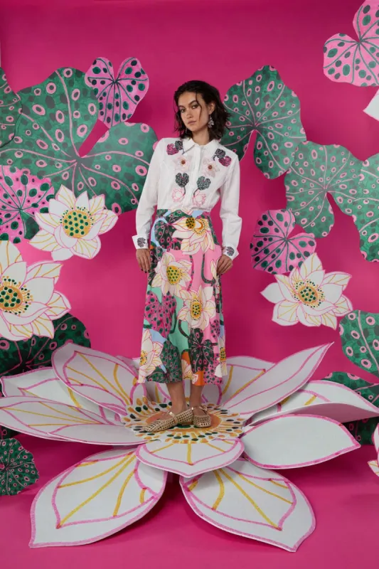 Lotus Leopard Skirt sold by gorman