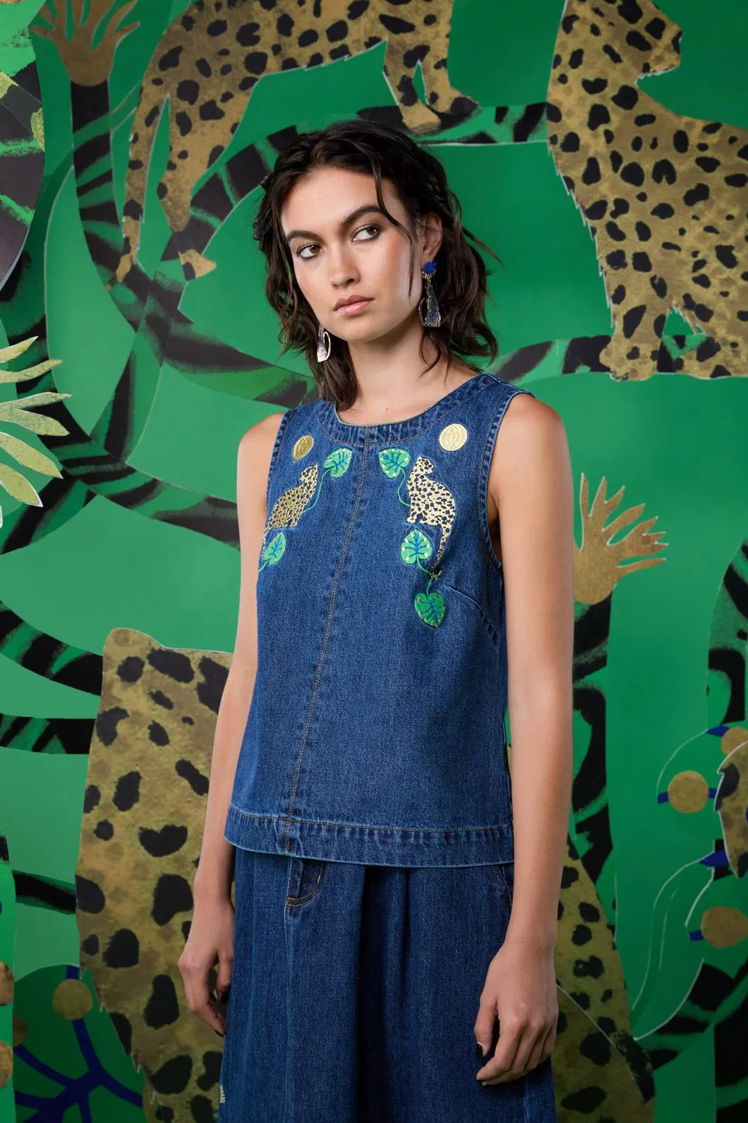 Guardians Denim Top sold by gorman