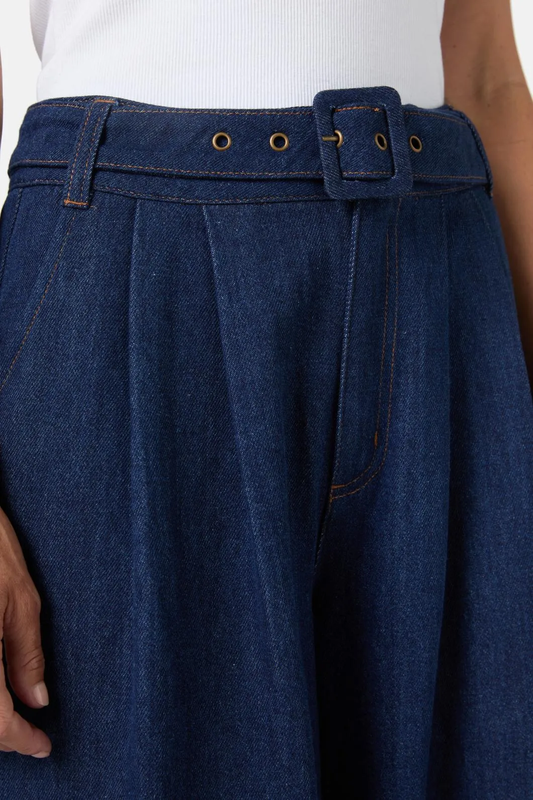 Pleat Palazzo Jeans sold by gorman product image thumbnail 4