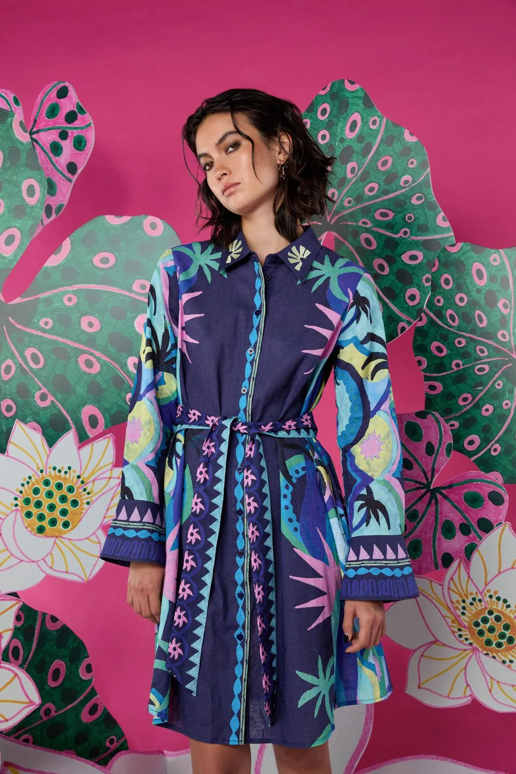 Jade Shirt Dress sold by gorman