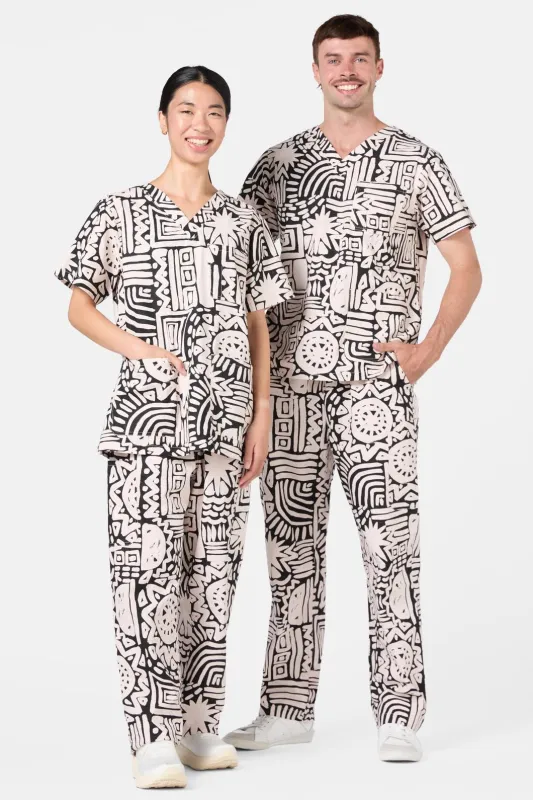 Brushstroke Scrub Set sold by gorman