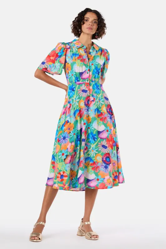 Big Bouquet Shirt Dress sold by gorman