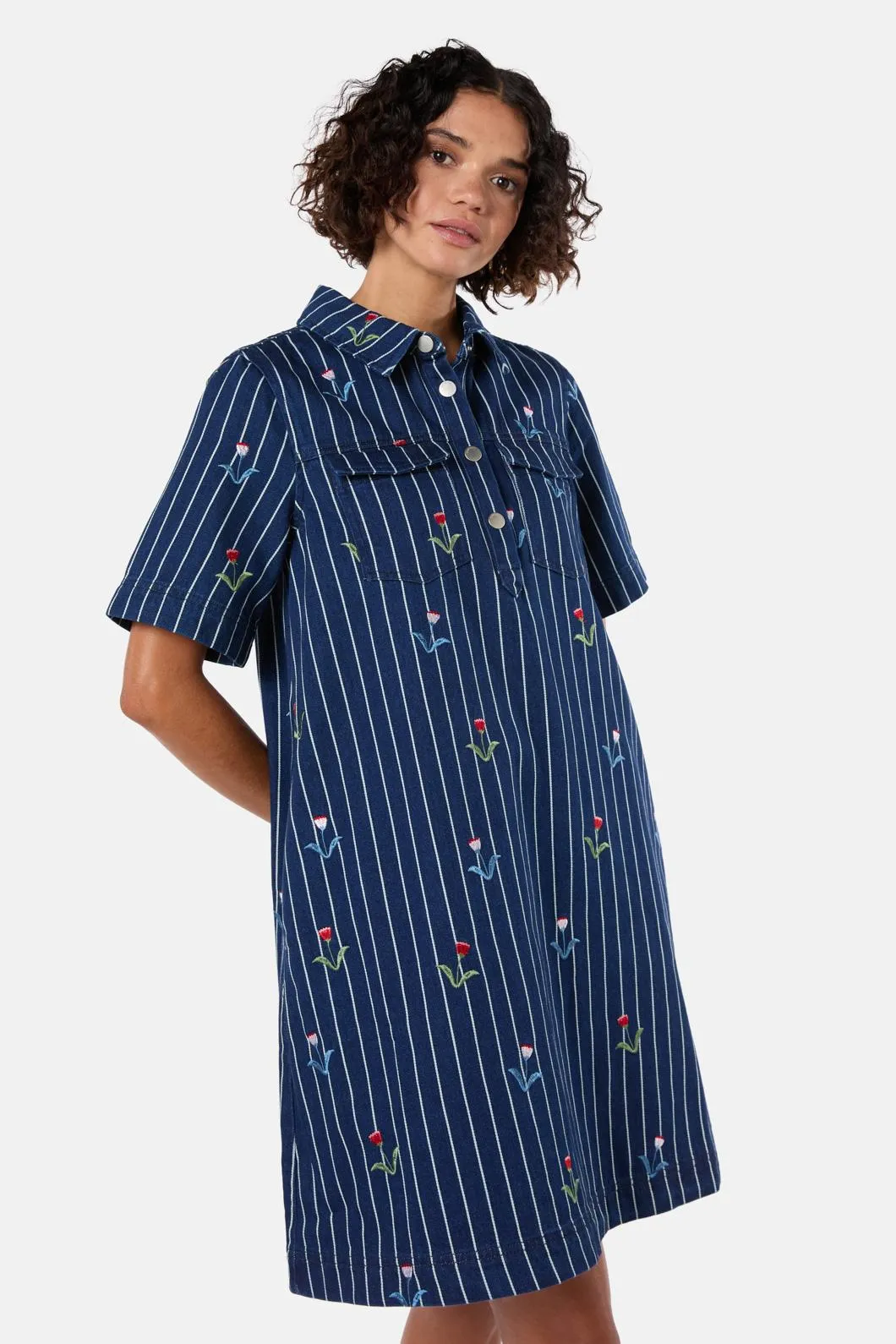 Rosette Denim Shirt Dress sold by gorman product image thumbnail 2