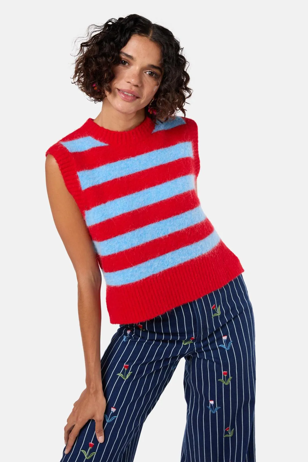 Line Work Knit Vest sold by gorman