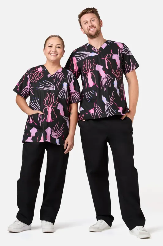 Giant Squid Top & Pant Scrub Set sold by gorman