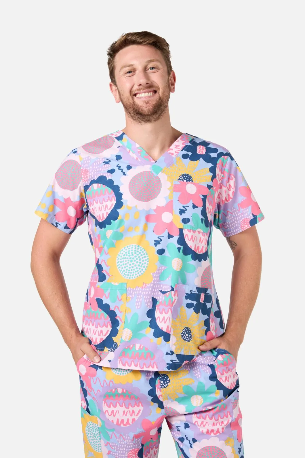 Daisy Sketch Scrub Set sold by gorman product image thumbnail 2