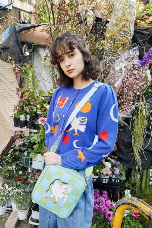 Fantasy Patchwork Cardigan sold by gorman