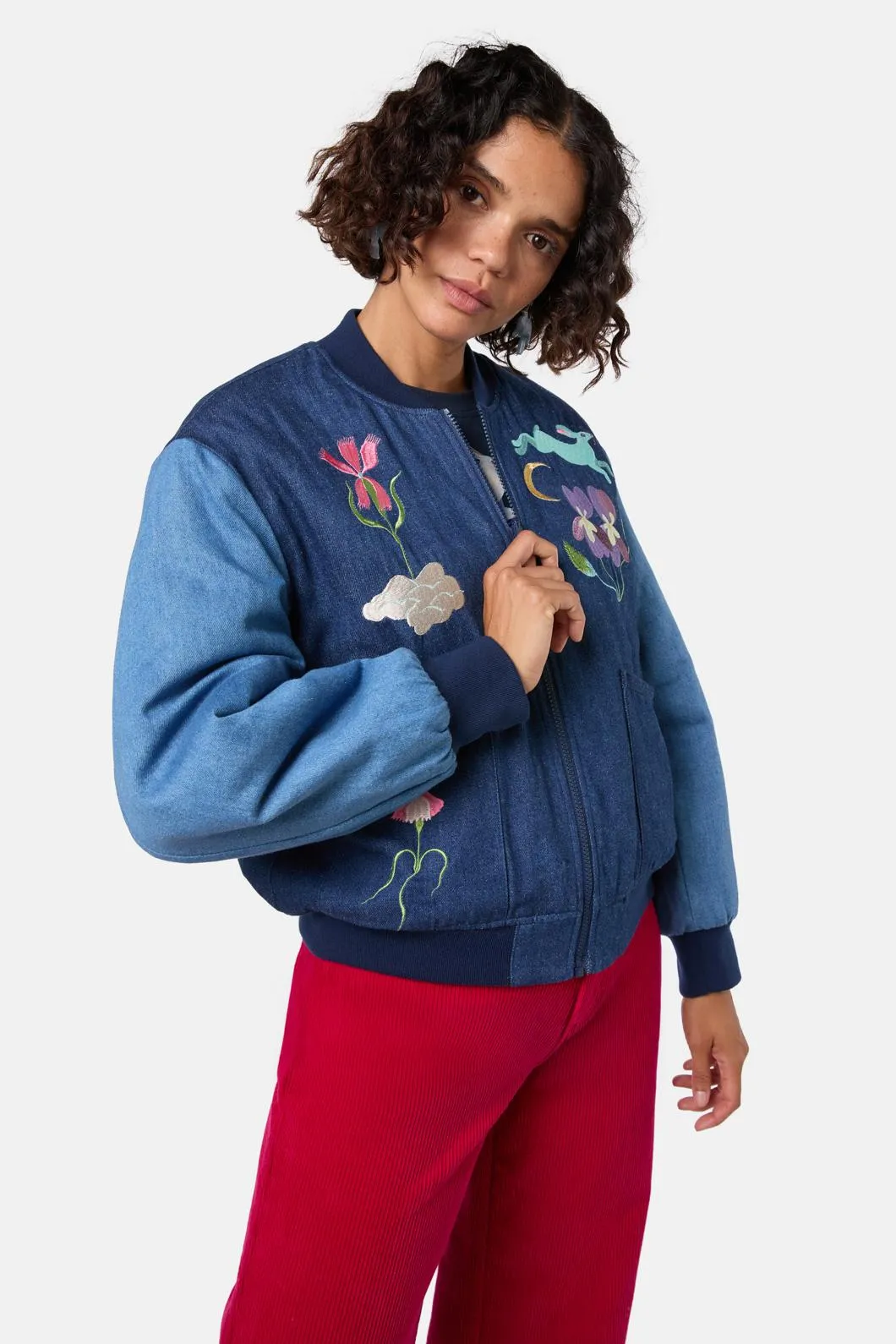 Daydream Emb Bomber sold by gorman