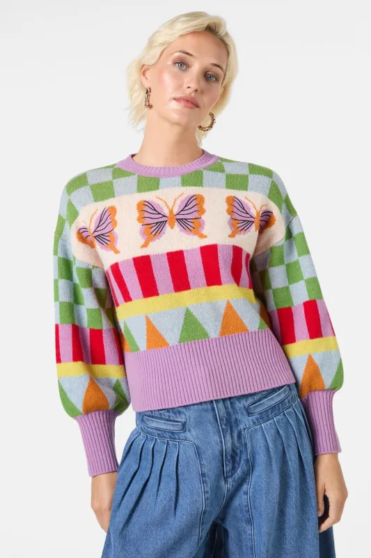 Fantasy Patchwork Jumper sold by gorman