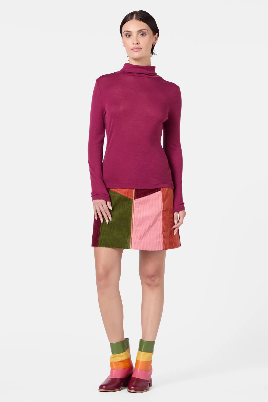 Merino Polo Top sold by gorman product image thumbnail 2