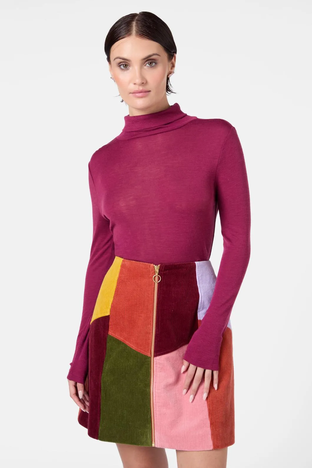 Merino Polo Top sold by gorman