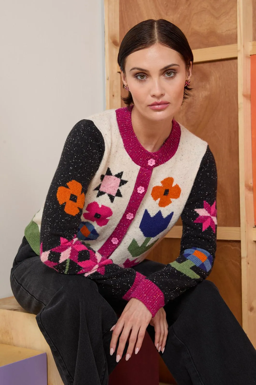 Heirloom Patchwork Cardigan sold by gorman product image thumbnail 3