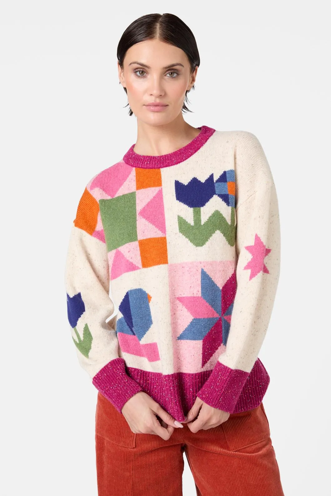 Heirloom Patchwork Jumper sold by gorman