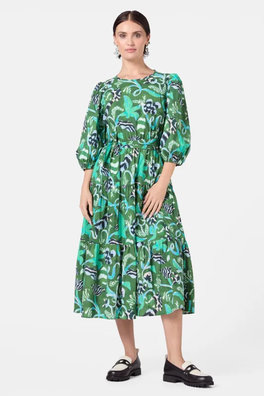 The Vines Midi Dress sold by gorman