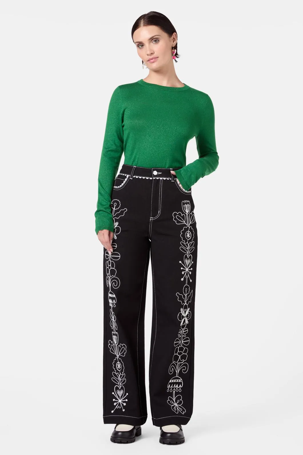 Folk Tales Embroidered Jeans sold by gorman product image thumbnail 2