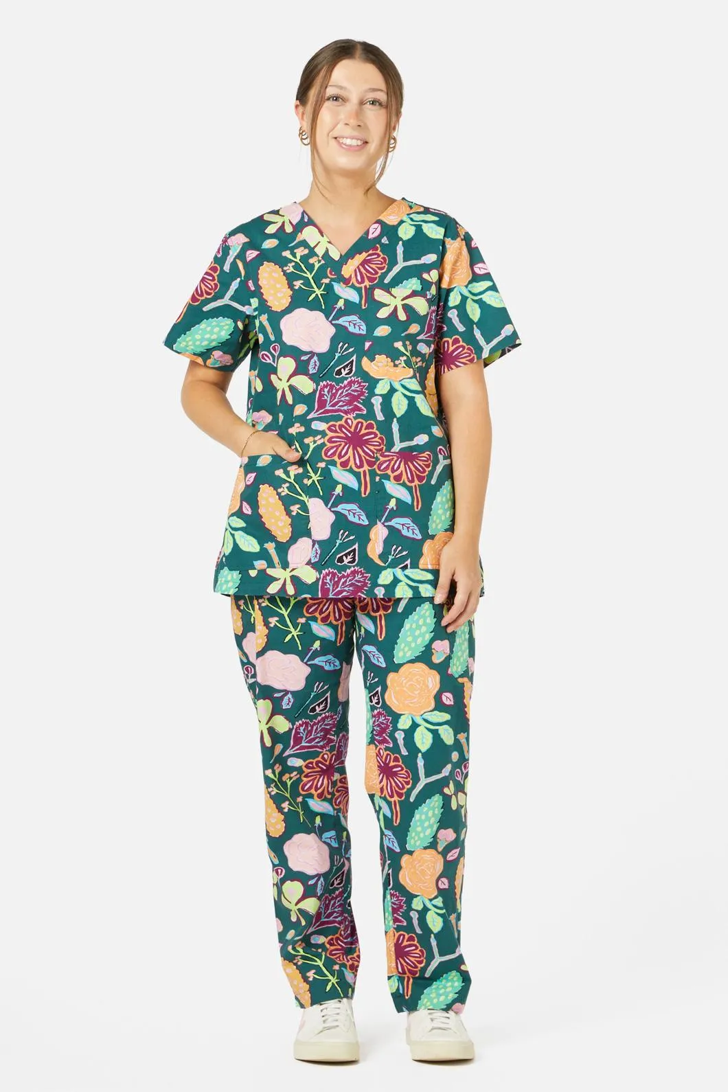 Pitched Petals Scrub Set sold by gorman product image thumbnail 2