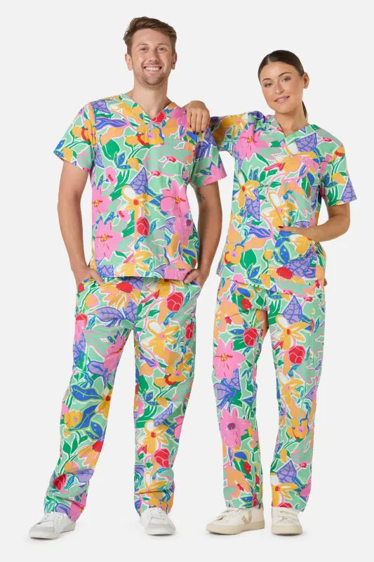 Floweret Scrub Set made by gorman