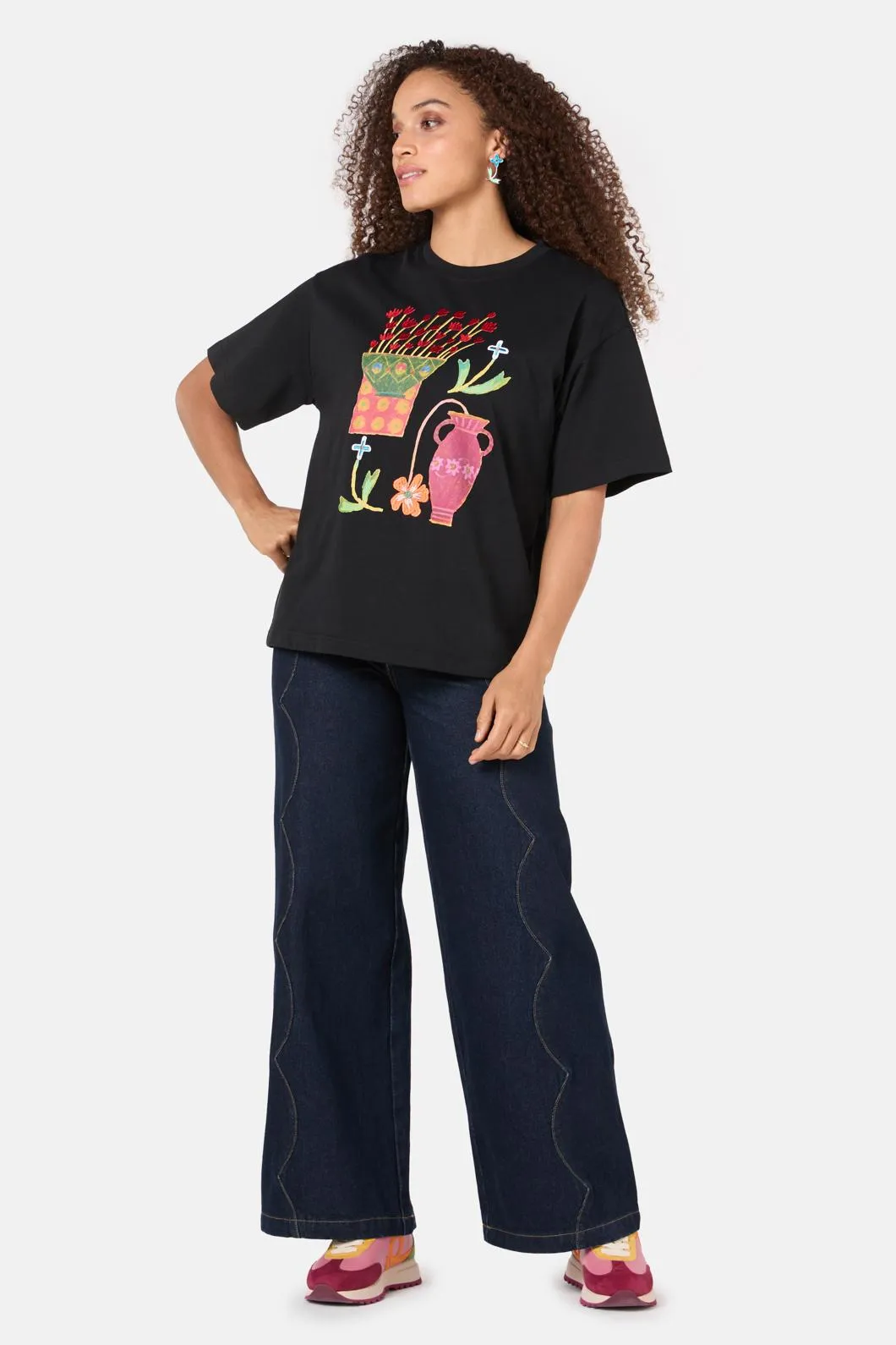 Amphora Placement Oversized Tee sold by gorman product image thumbnail 2