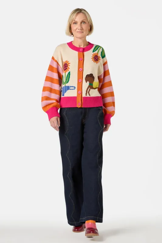 The Horses Cardigan sold by gorman