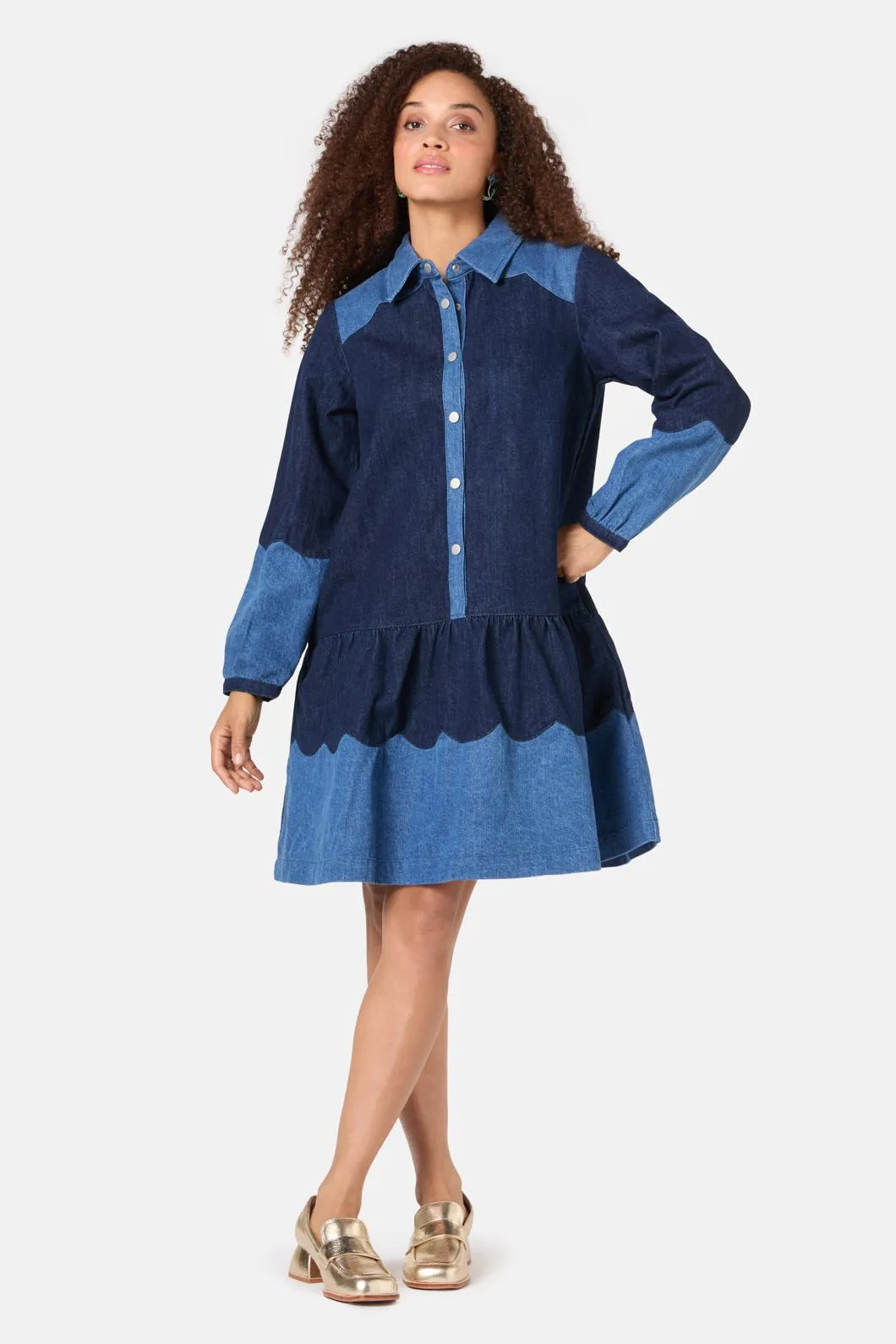 Picking Petals Denim Dress sold by gorman product image thumbnail 5