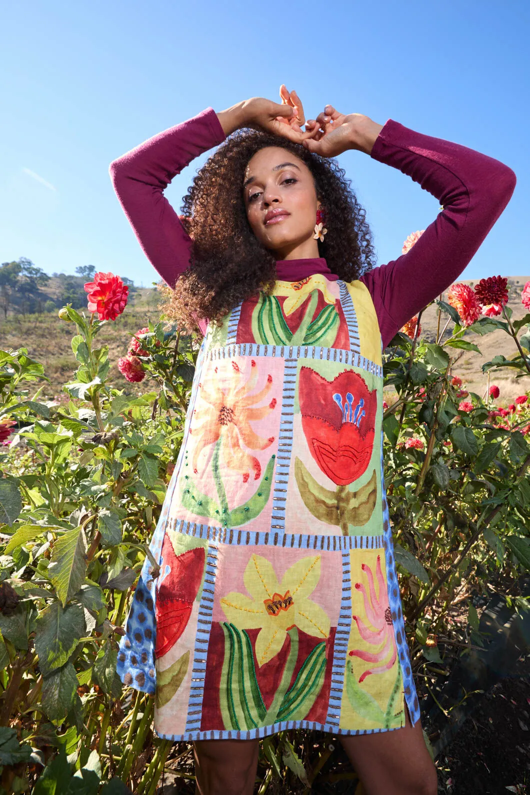 Rosie's Posies Shift Dress sold by gorman