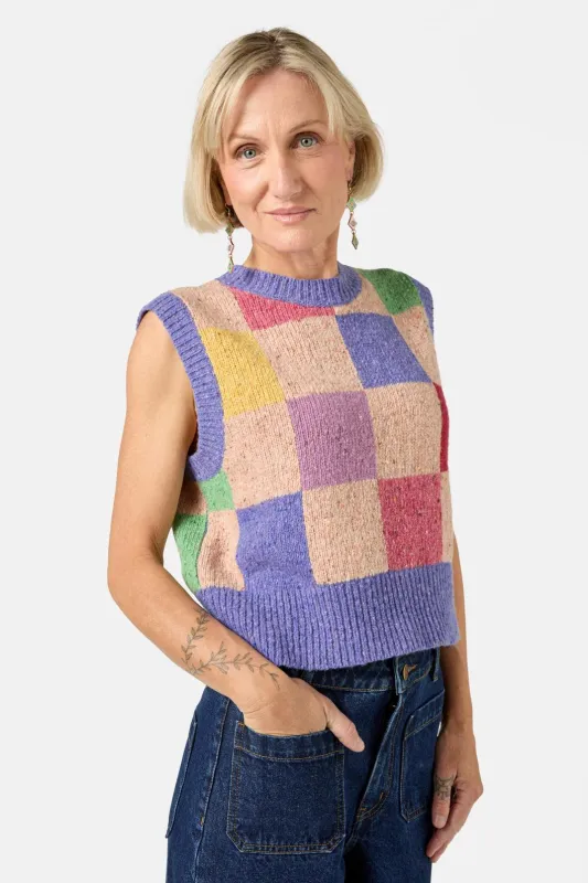 Patchwork Vest sold by gorman