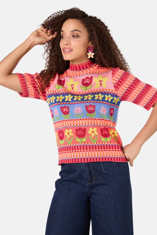 Rosie's Posies Knit Top | Parallel