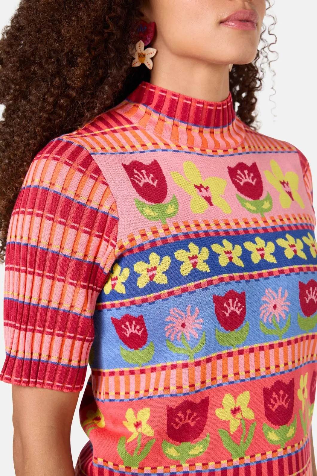 Rosie's Posies Knit Top sold by gorman product image thumbnail 5
