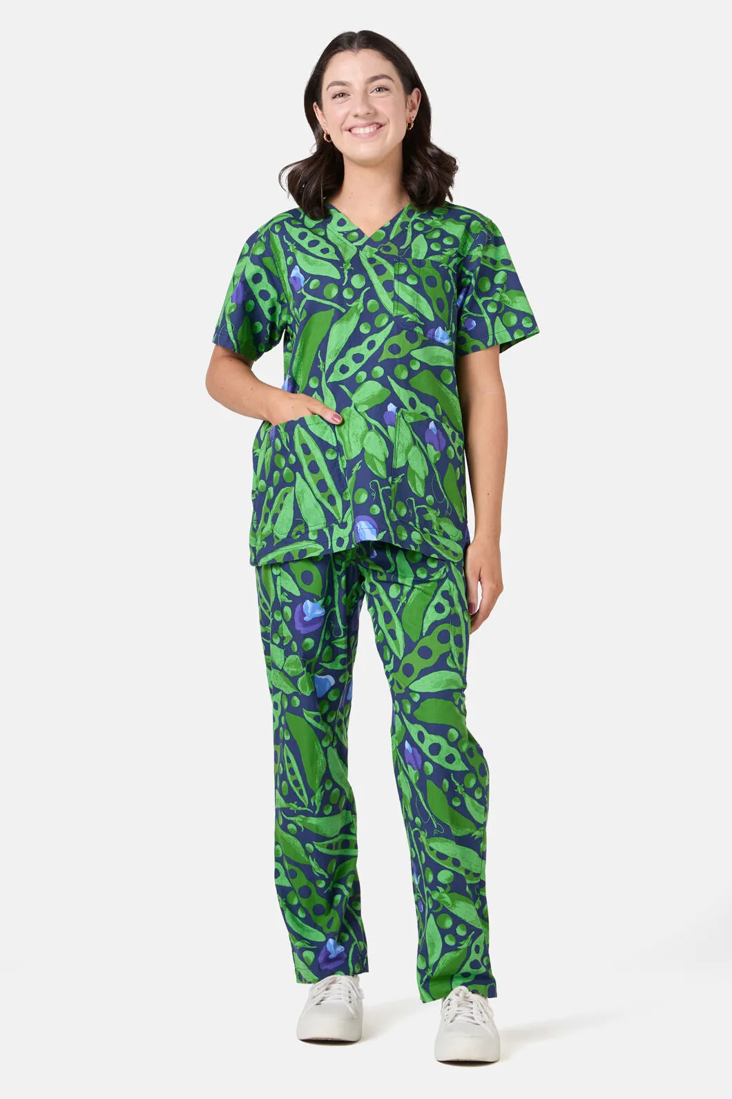 Peas Everywhere Scrub Set sold by gorman product image thumbnail 4