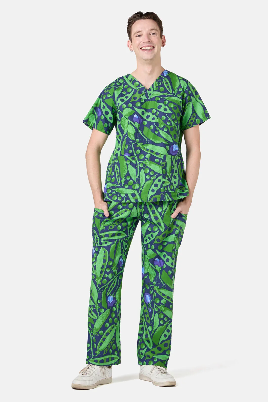 Peas Everywhere Scrub Set sold by gorman product image thumbnail 2