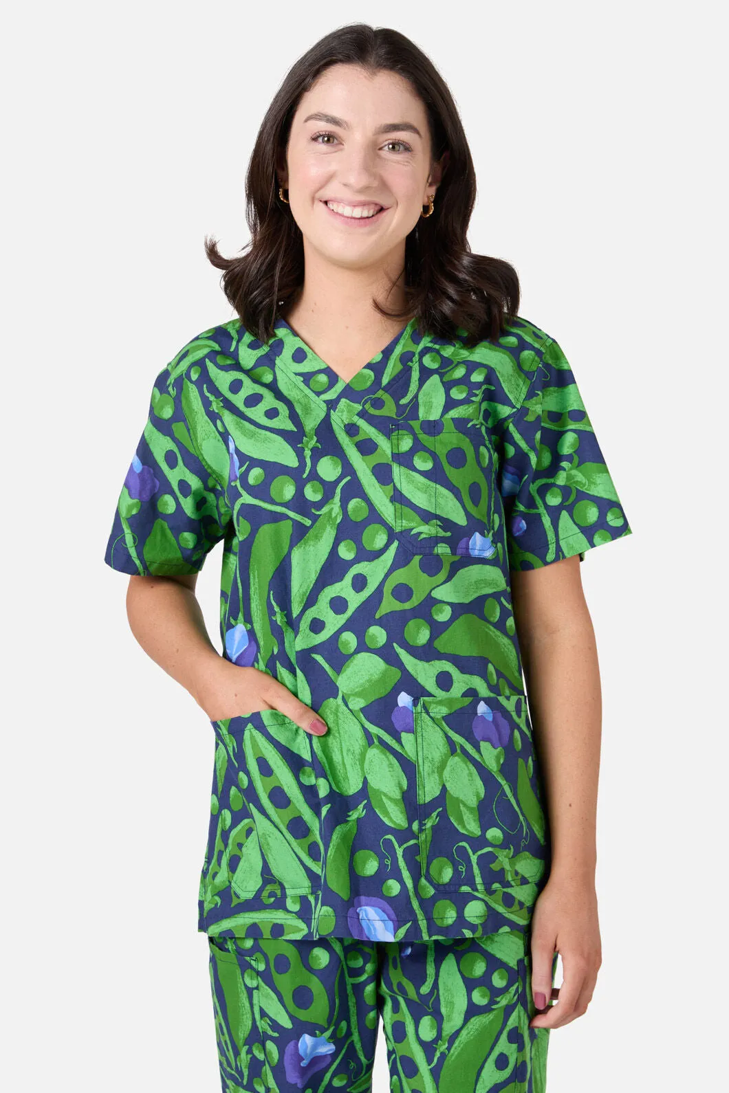 Peas Everywhere Scrub Set sold by gorman product image thumbnail 5