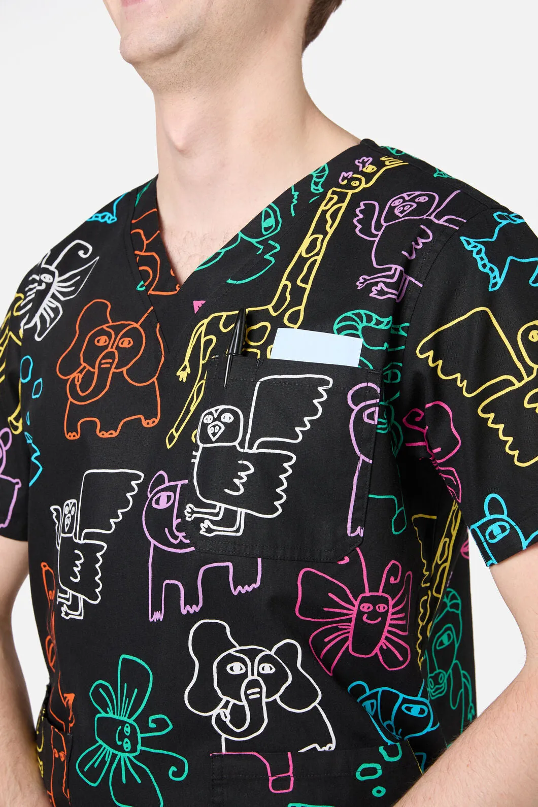 Zoo Time Scrub Set sold by gorman product image thumbnail 4
