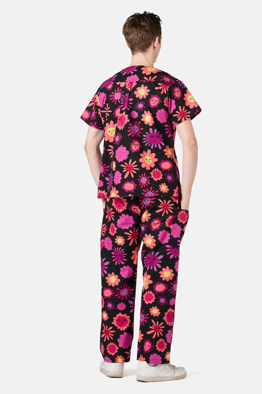 Smiley Flowers Scrub Set sold by gorman product image thumbnail 4