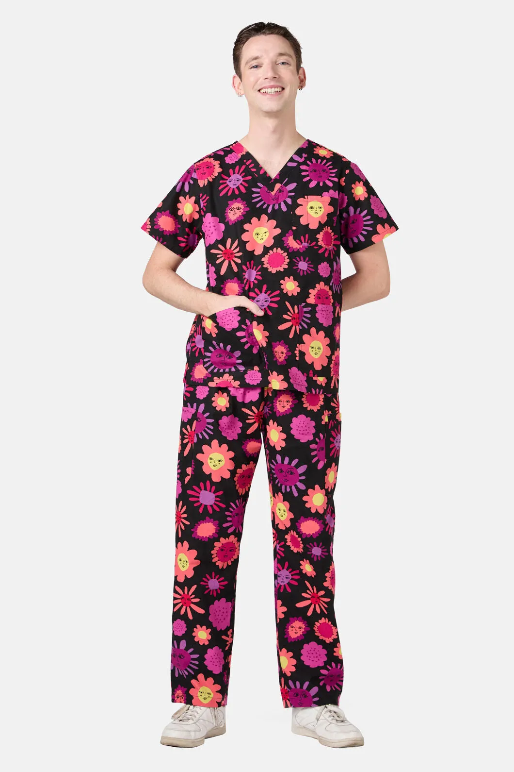 Smiley Flowers Scrub Set sold by gorman product image thumbnail 2