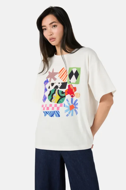 Crafternoon Oversized Tee made by gorman