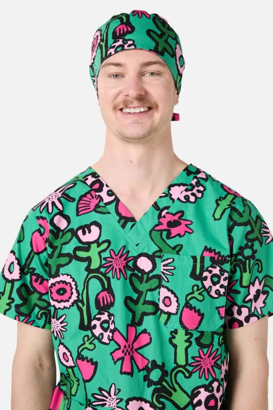 Bloom'N'Blossom Scrub Hat sold by gorman