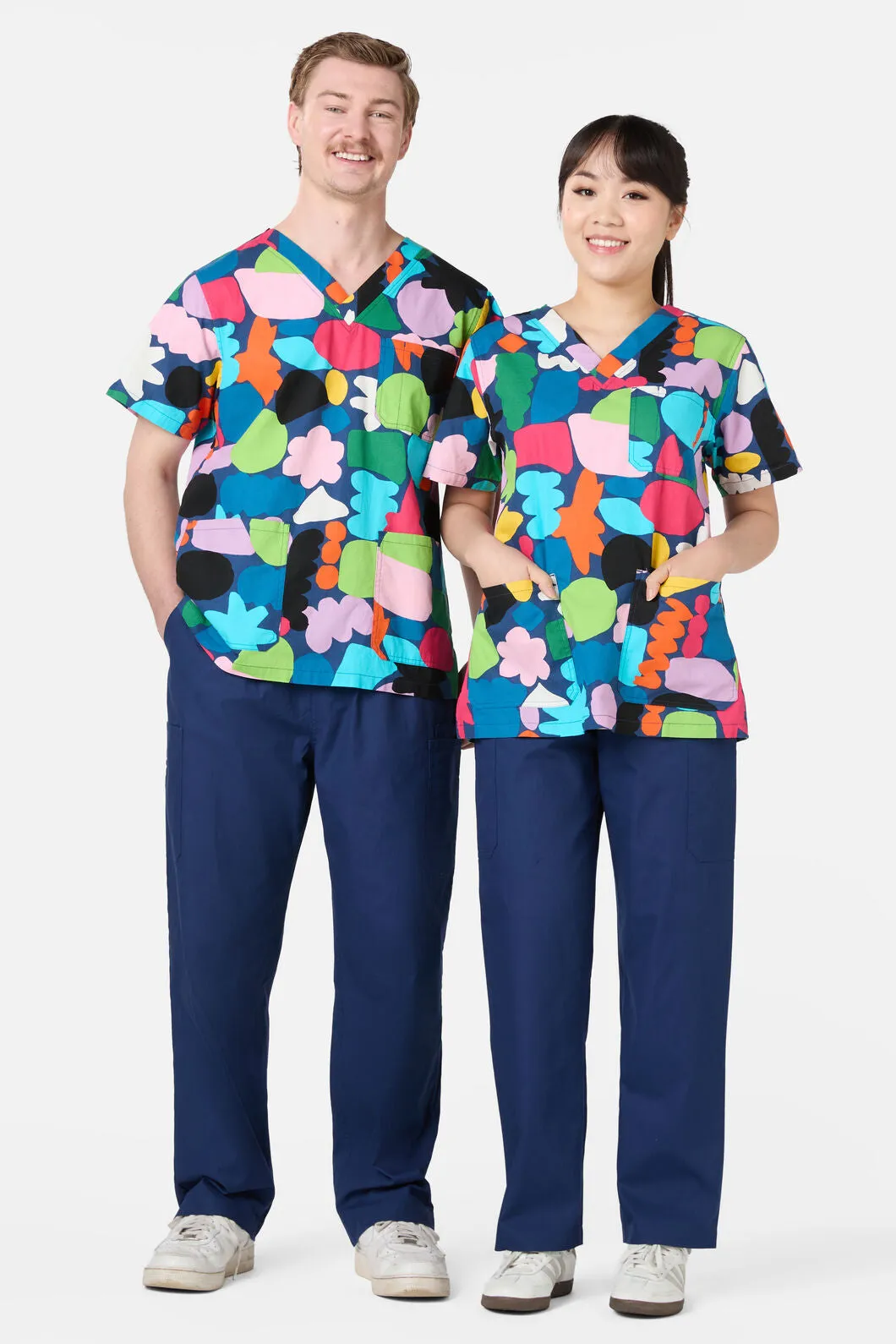 Puzzle Top & Pant Scrub Set sold by gorman